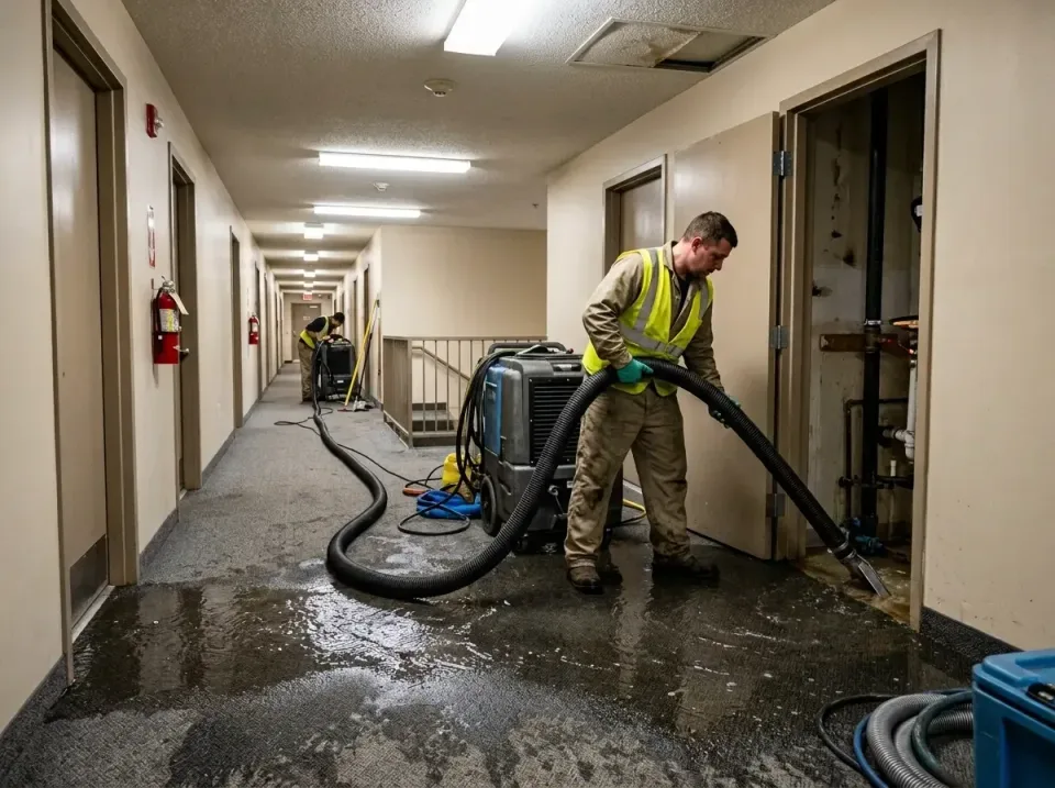 multi-unit-apartment-hallway-f-005 — frequently asked questions, Emergency Burst Pipe Water Extraction & Removal in Louisvil…